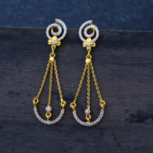 Ladies Jummar Fancy Earrings 22K-LJE61