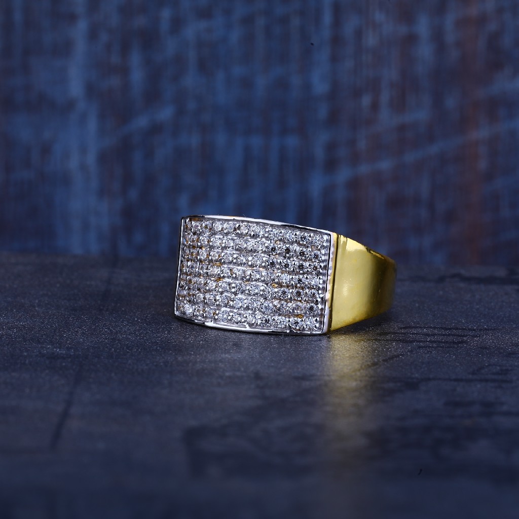 Mens Gold 916 Ring-MR314