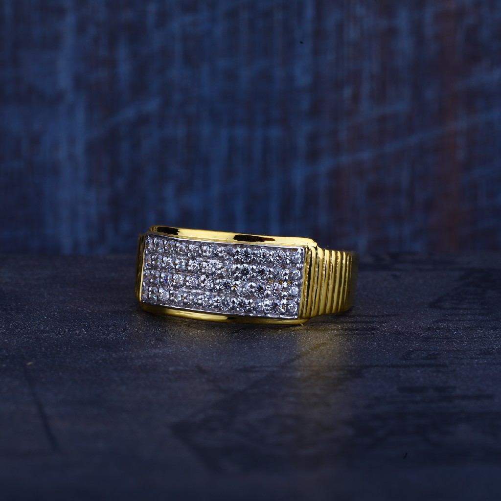 Mens 22K Gold Ring-MR309 - Image 2