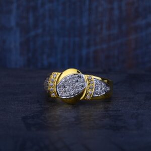 Mens Gold 916 Ring-MR299