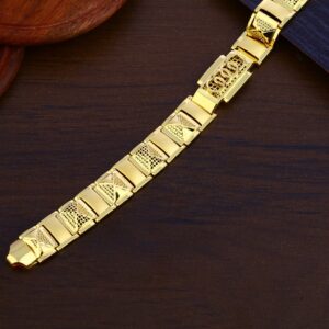 Mens Gold 22K Bracelet-MPB145