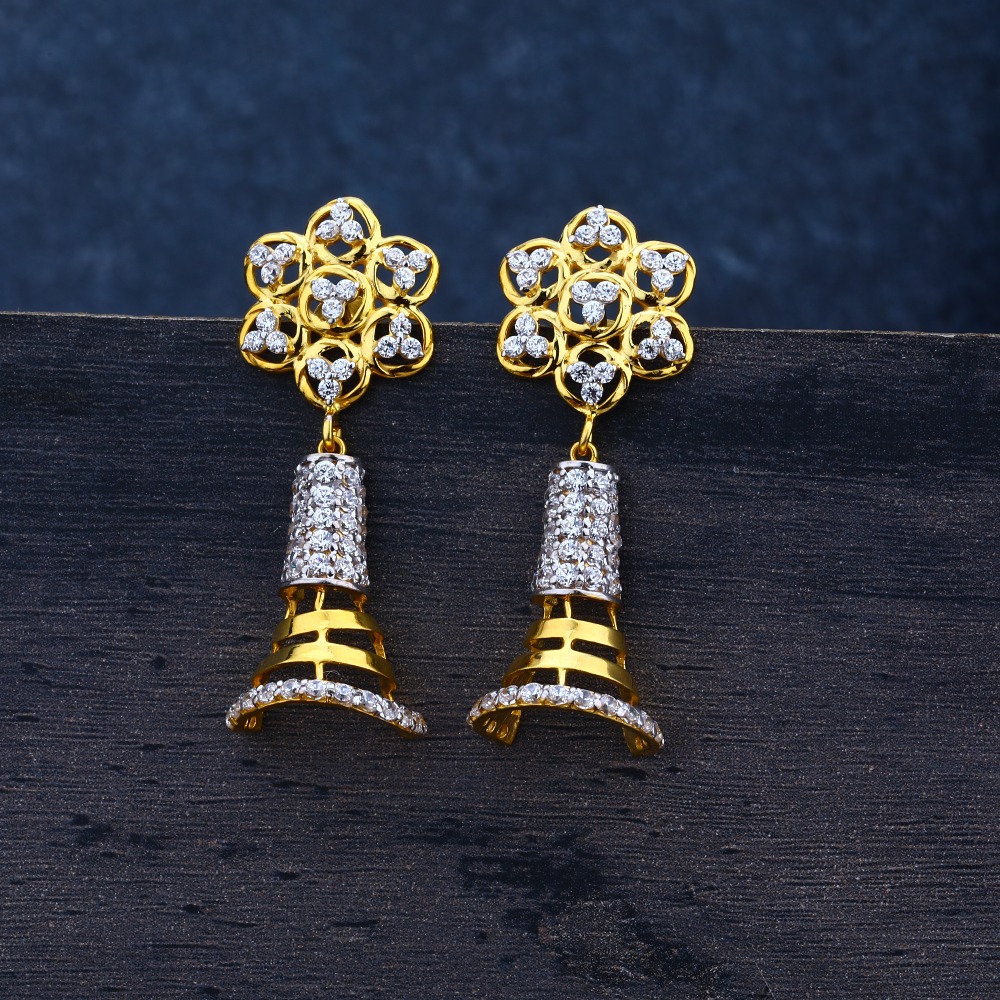 jummar earrings 22K ladies -LJE40