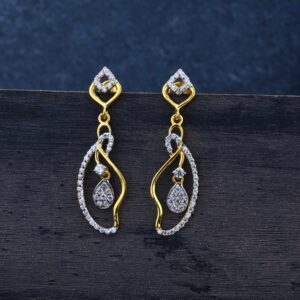 ladies jummar 22K fancy earring-LJE29