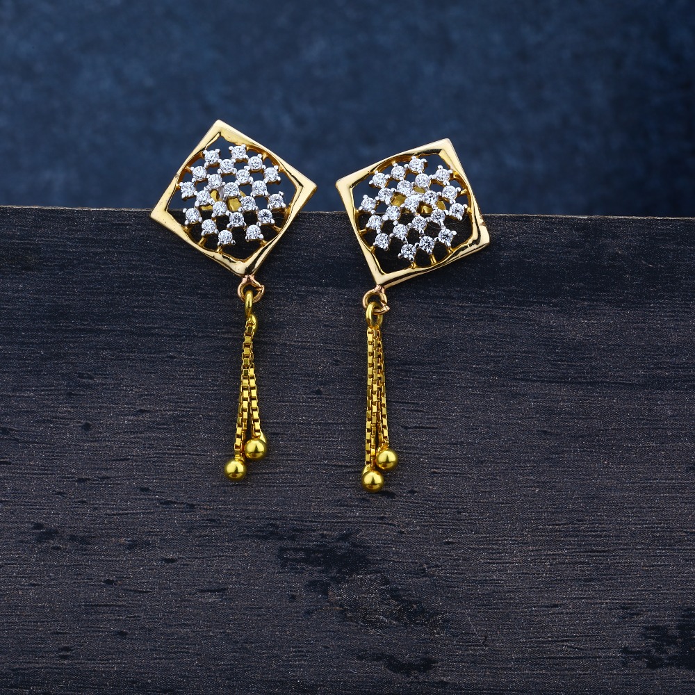 Ladies 22k Fancy jummar earring-LJE28