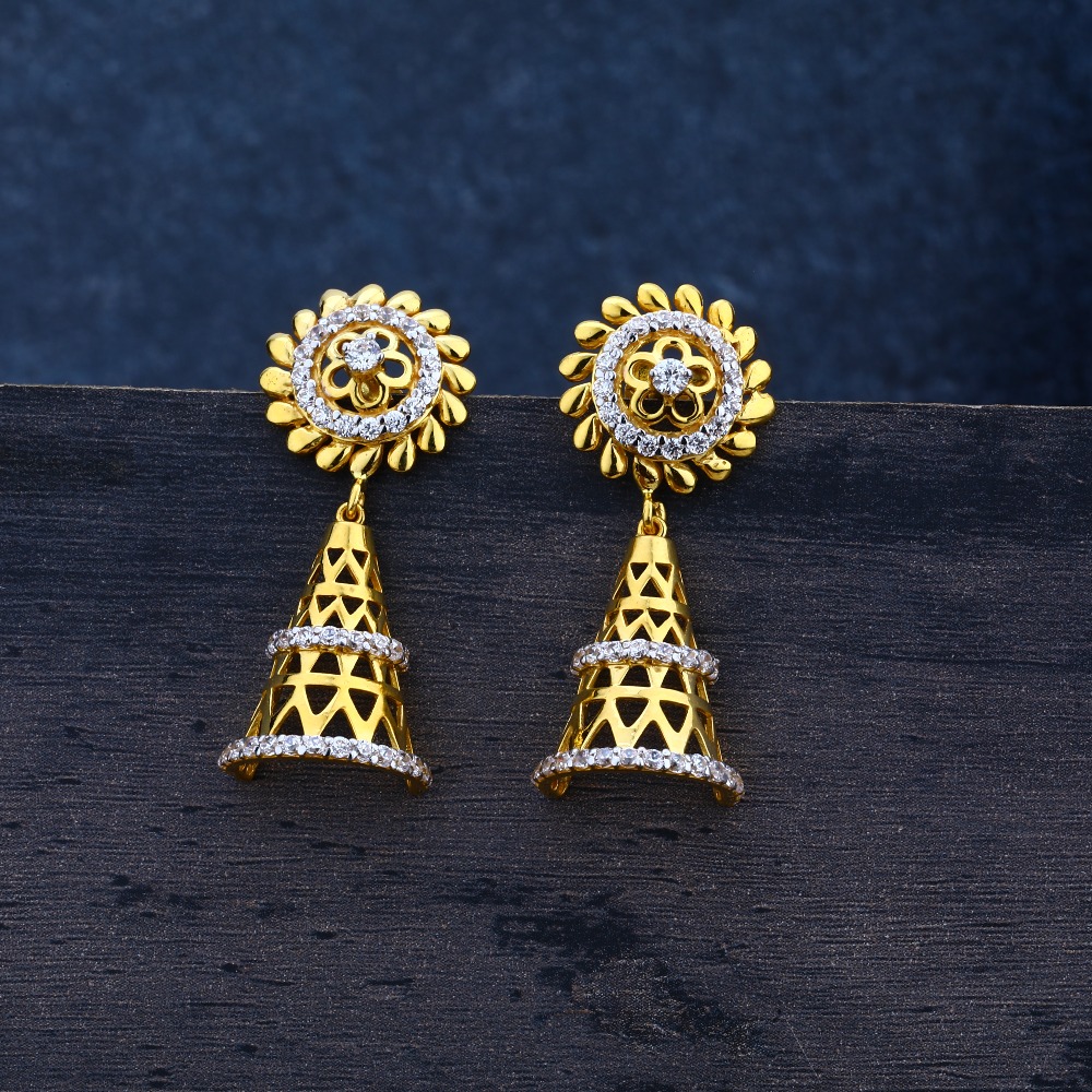 Ladies 22K Occasional jummar earring -LJE26