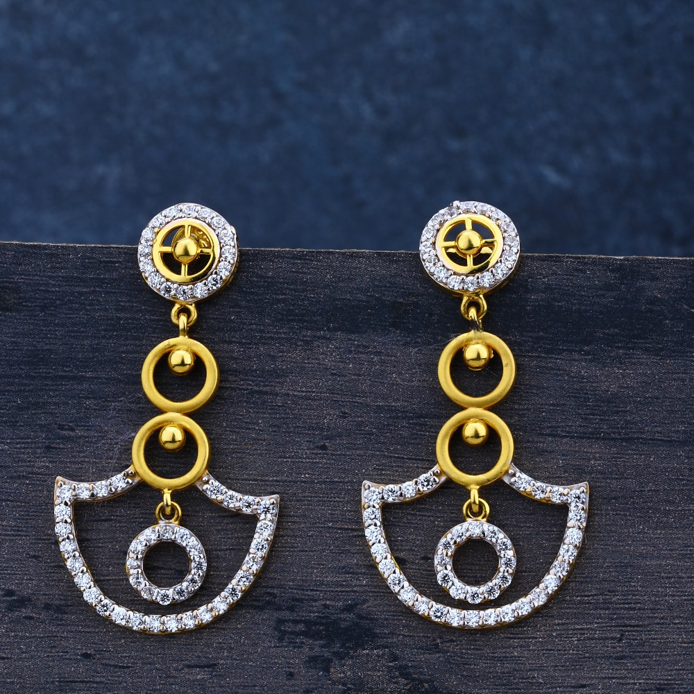 Ladies jummar Earrings 22K-LJE18