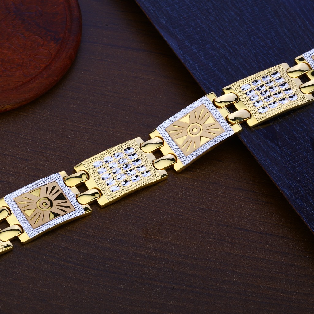 Mens Casting Gold Bracelet-MPB104 - Image 2