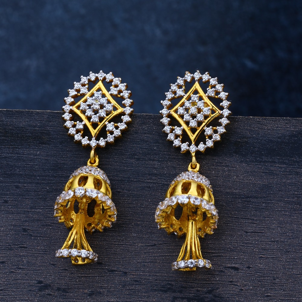 Ladies Jummar 22K Earring - LJE07