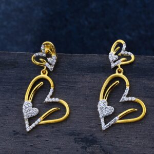 LADIES DIAMOND 22K JUMMAR EARINGS-LJE02