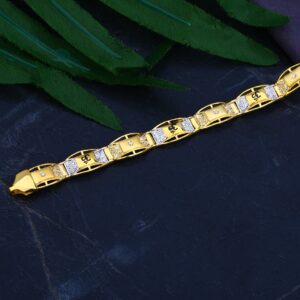 Mens Gold Bracelet-MCB58