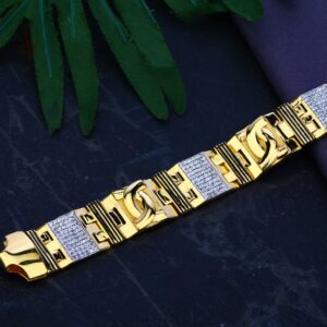 Mens Gold Bracelet-MCB47
