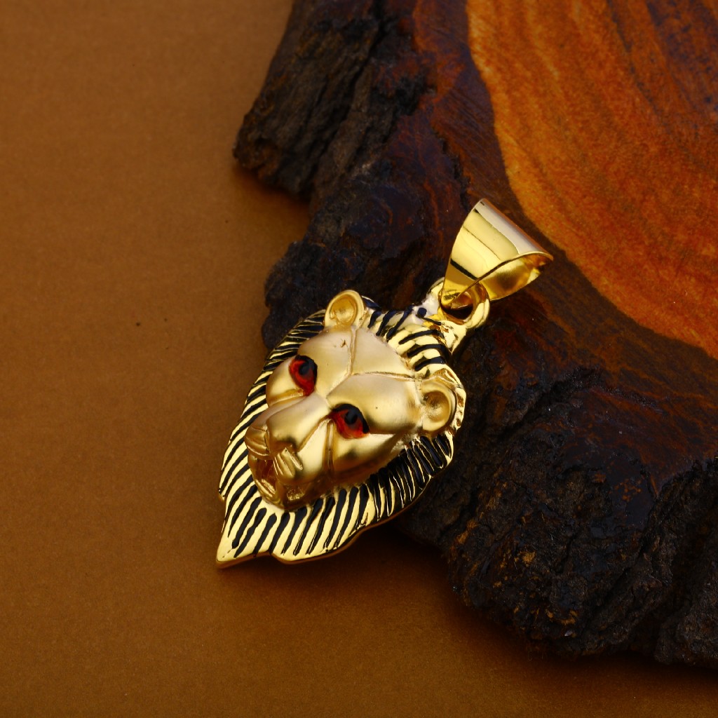 Lion Gold Fancy Pendant-HLP109