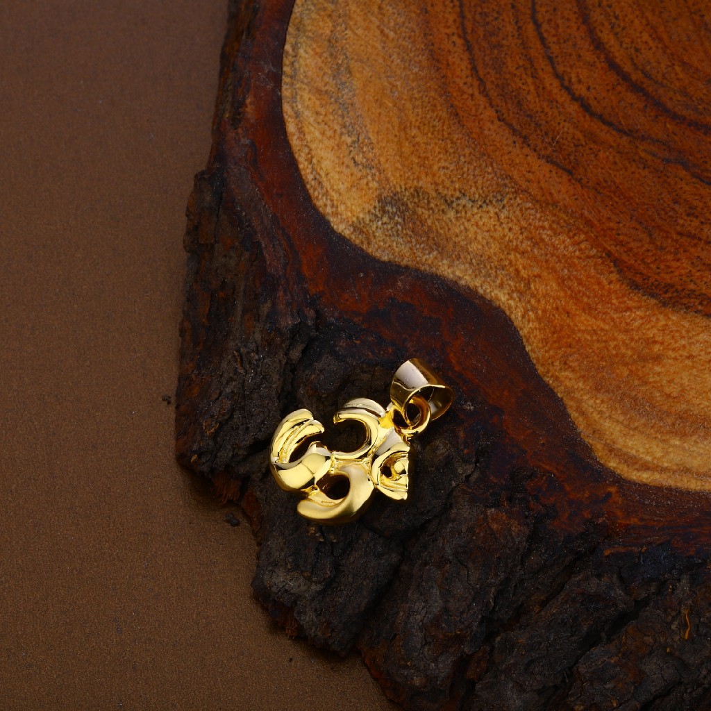 Hollow Om Pendant-HLP97