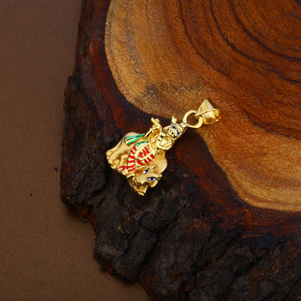 Mens Krishna God Hollow Pendant-HLP94