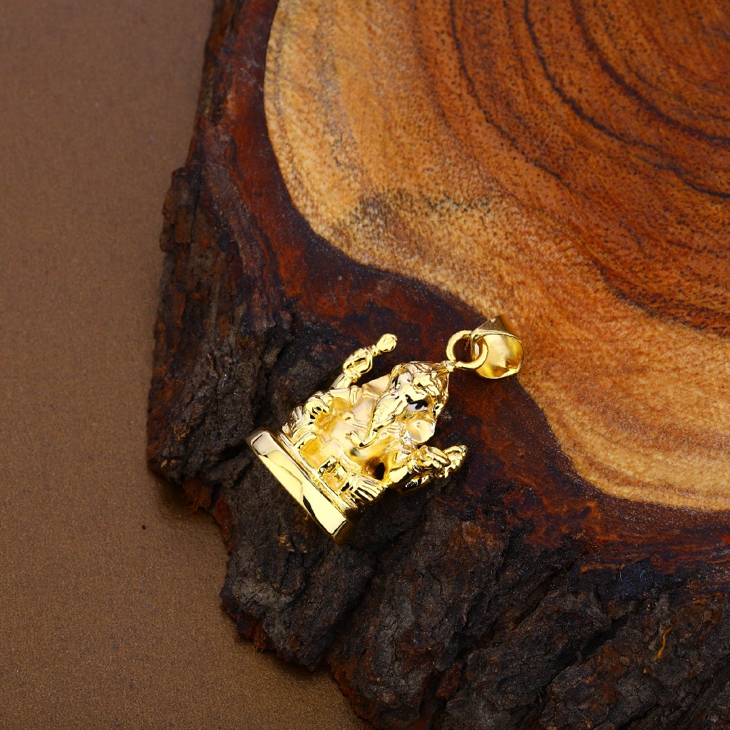 Ganapati Gold Pendant-HLP89
