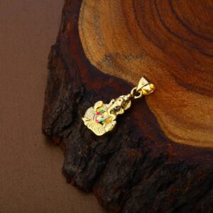 God Ganpati Hollow Mens Pendant-HLP83