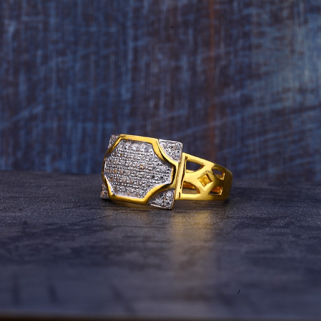 Mens 916 Gold Ring-MR273