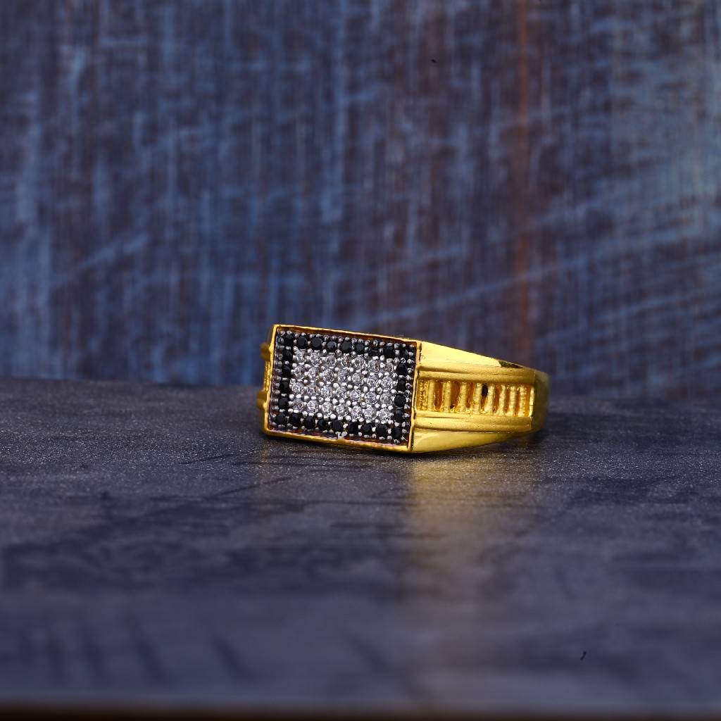 Mens 916 Gold Ring-MR257