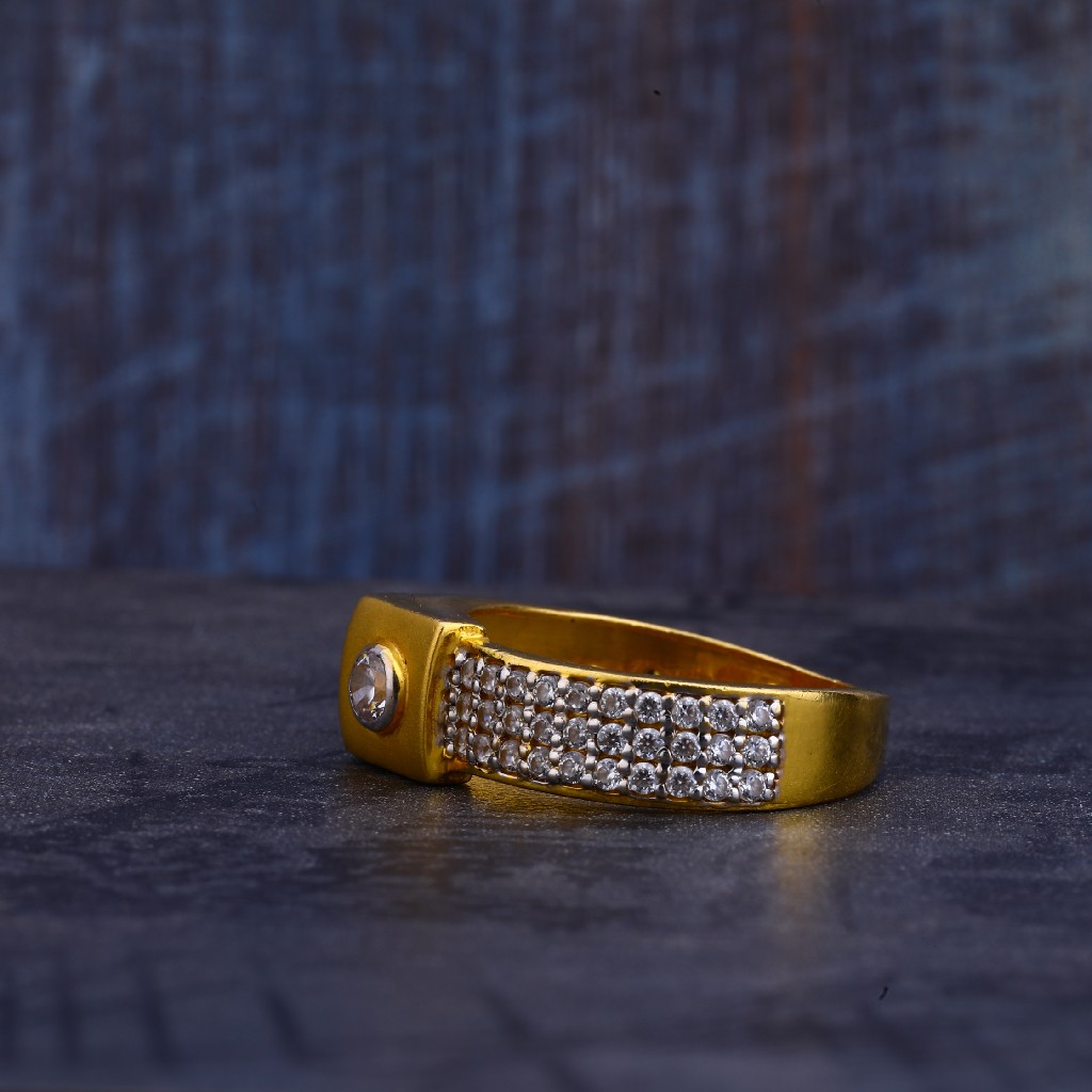 Mens 22K Gold Ring-MR249