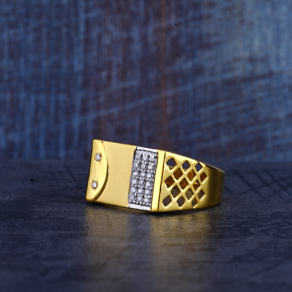 Mens 916 Gold Ring-MR230