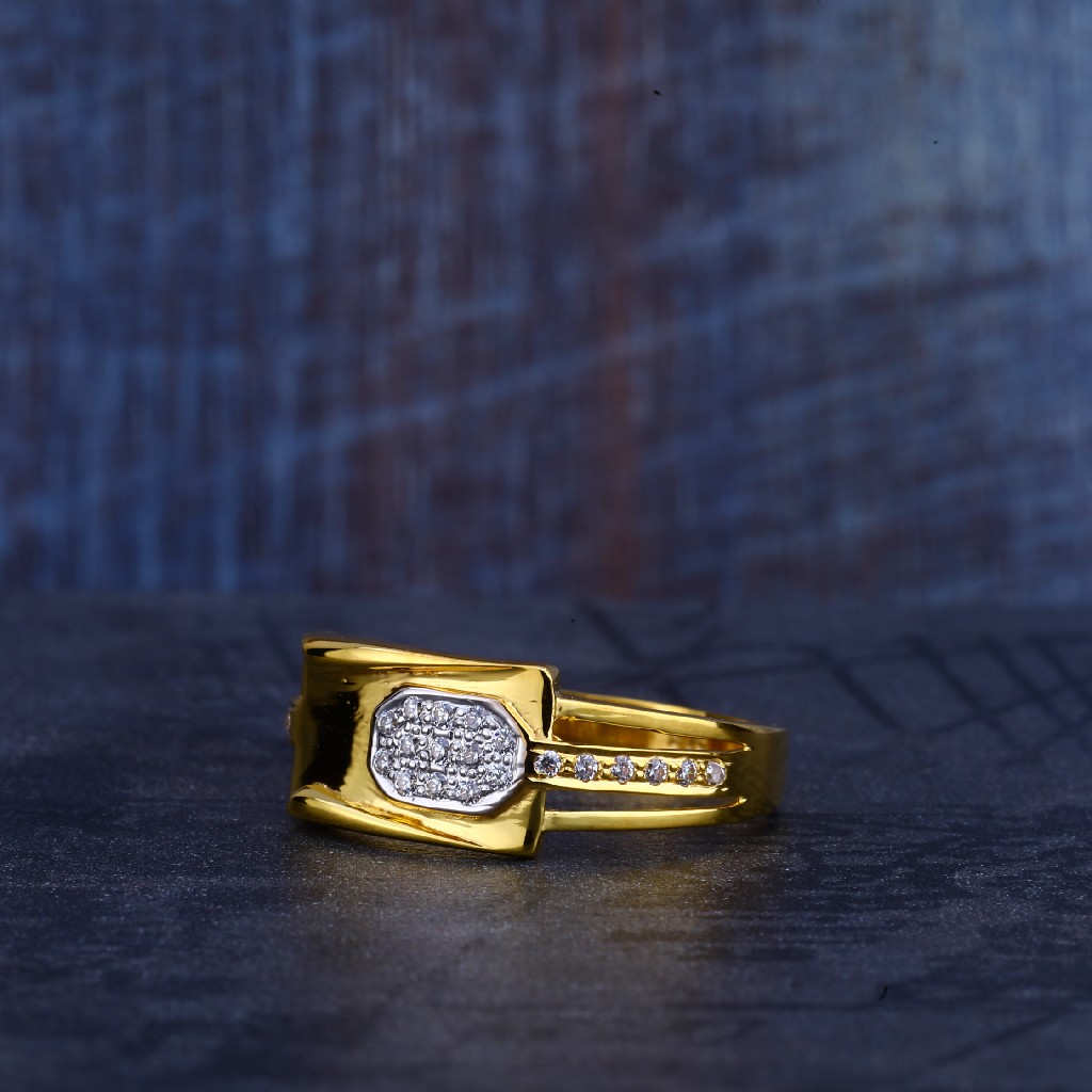 Mens 916 Gold Ring-MR192