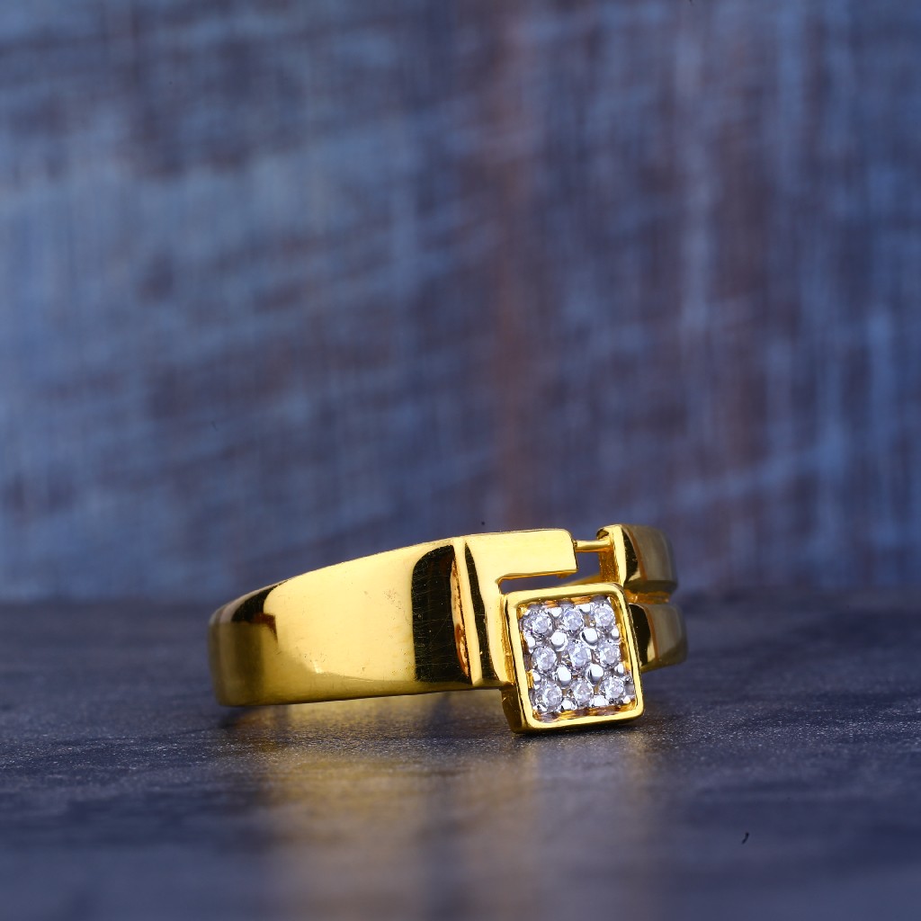 Mens 22K Gold Ring-MR207 - Image 2