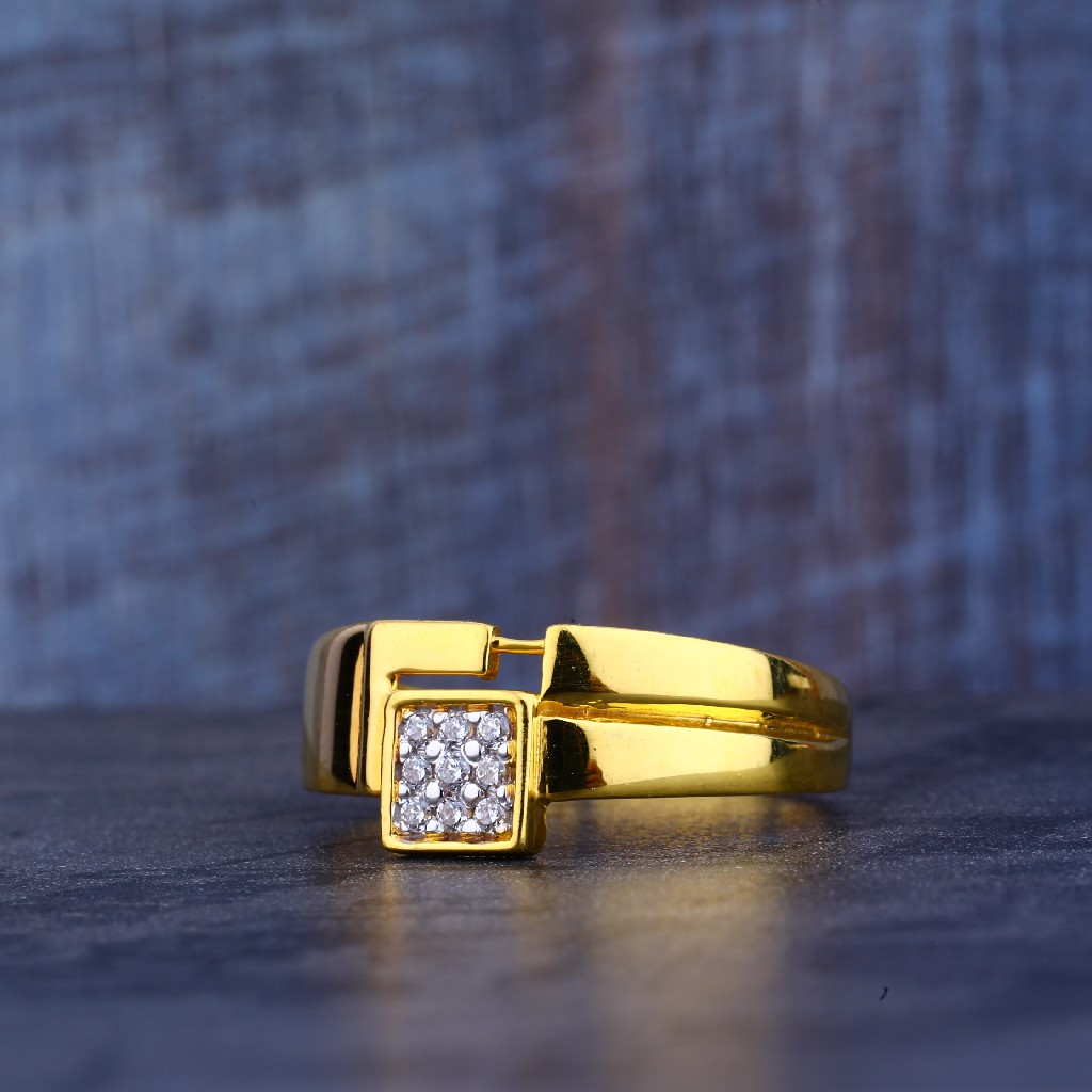 Mens 22K Gold Ring-MR207
