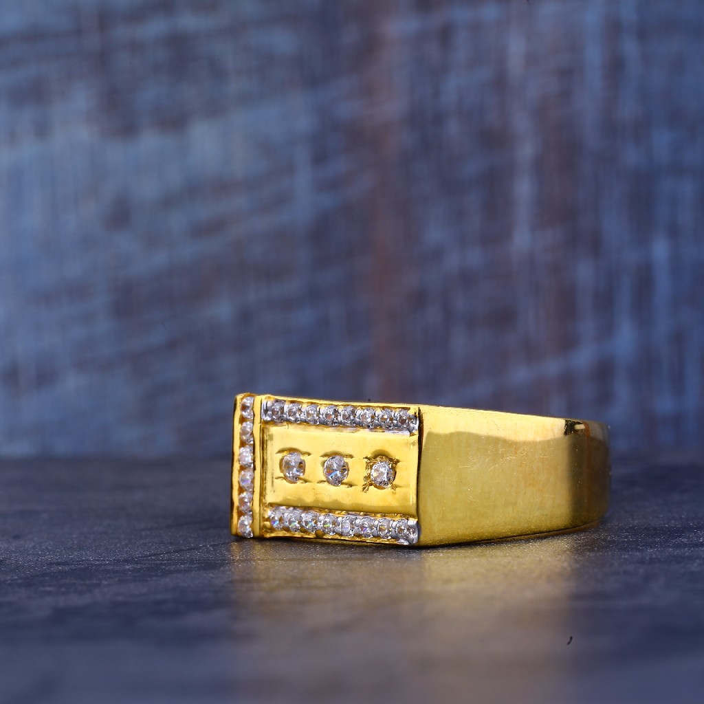Mens 916 Gold Ring-MR206