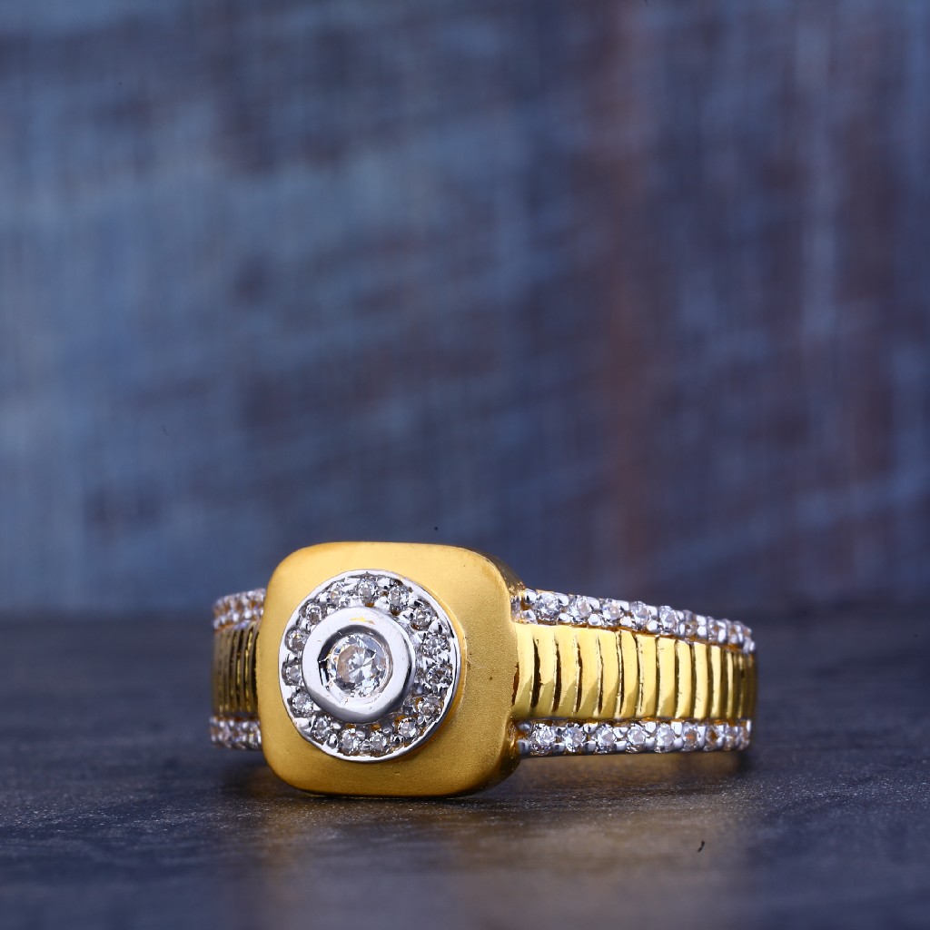 Mens 22K Gold Ring-MR196