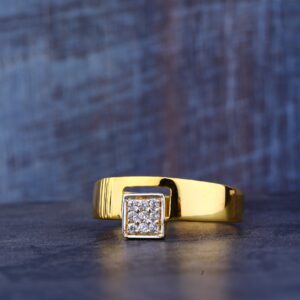 Mens 916 Gold Ring-MR192