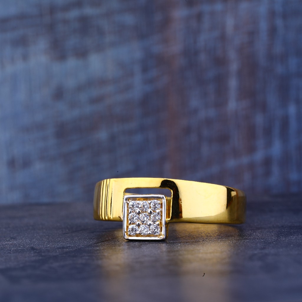 Mens 916 Gold Ring-MR192