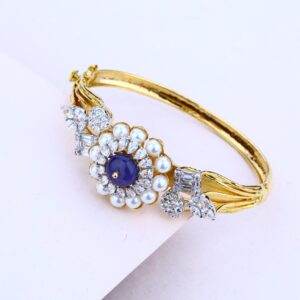 Ladies Italian Gold 18K Kada-LIB20