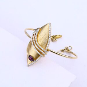 Italian Gold Ladies Bracelet-LIB17