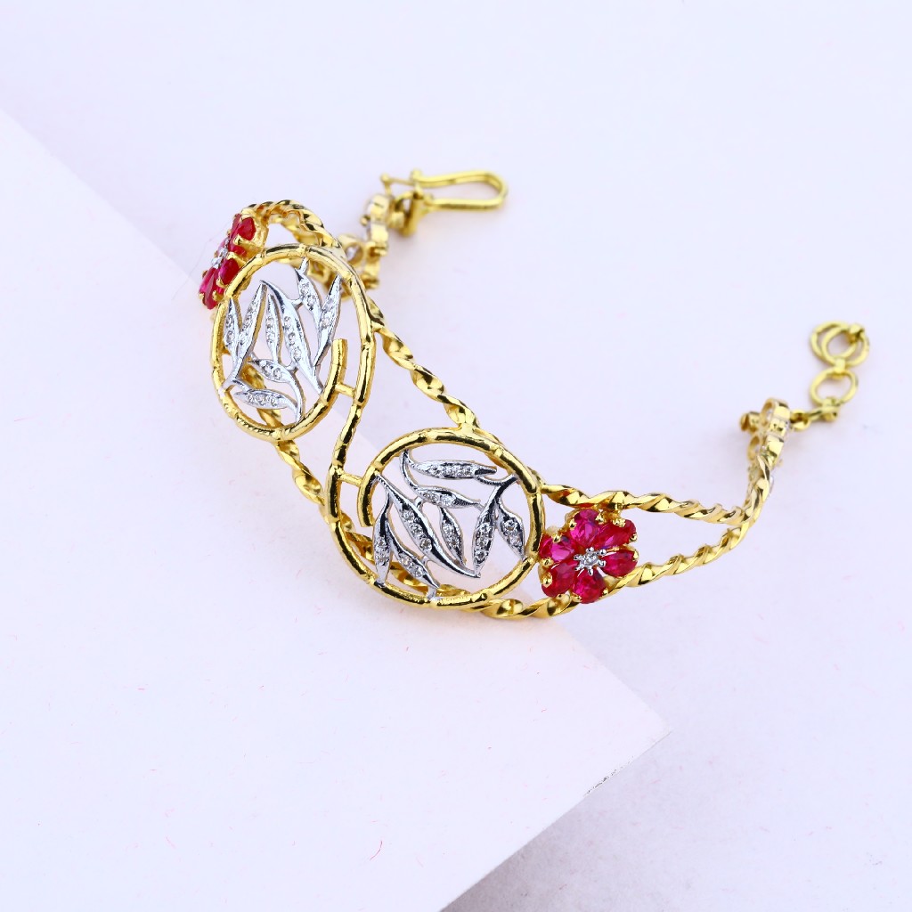 Ladies Gold Kada-LIB09