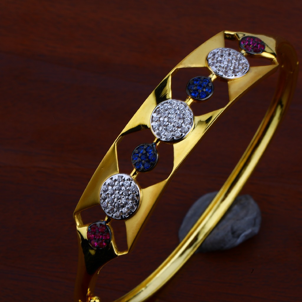 Ladies Gold Kada Bracelet-LKB62 - Image 2