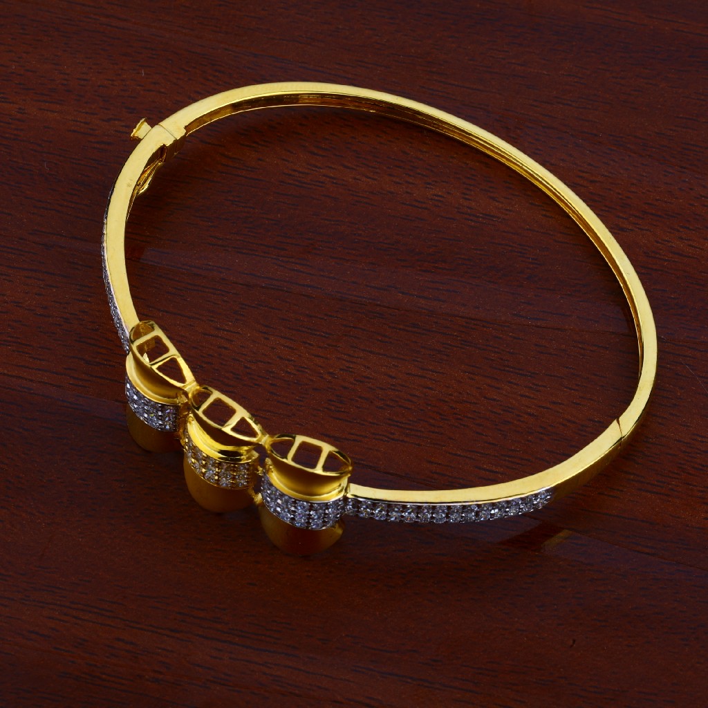 Ladies Gold Kada-LKB56 - Image 3