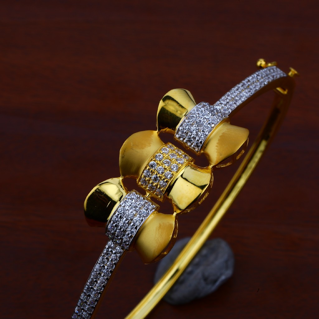 Ladies Gold Kada-LKB56 - Image 2