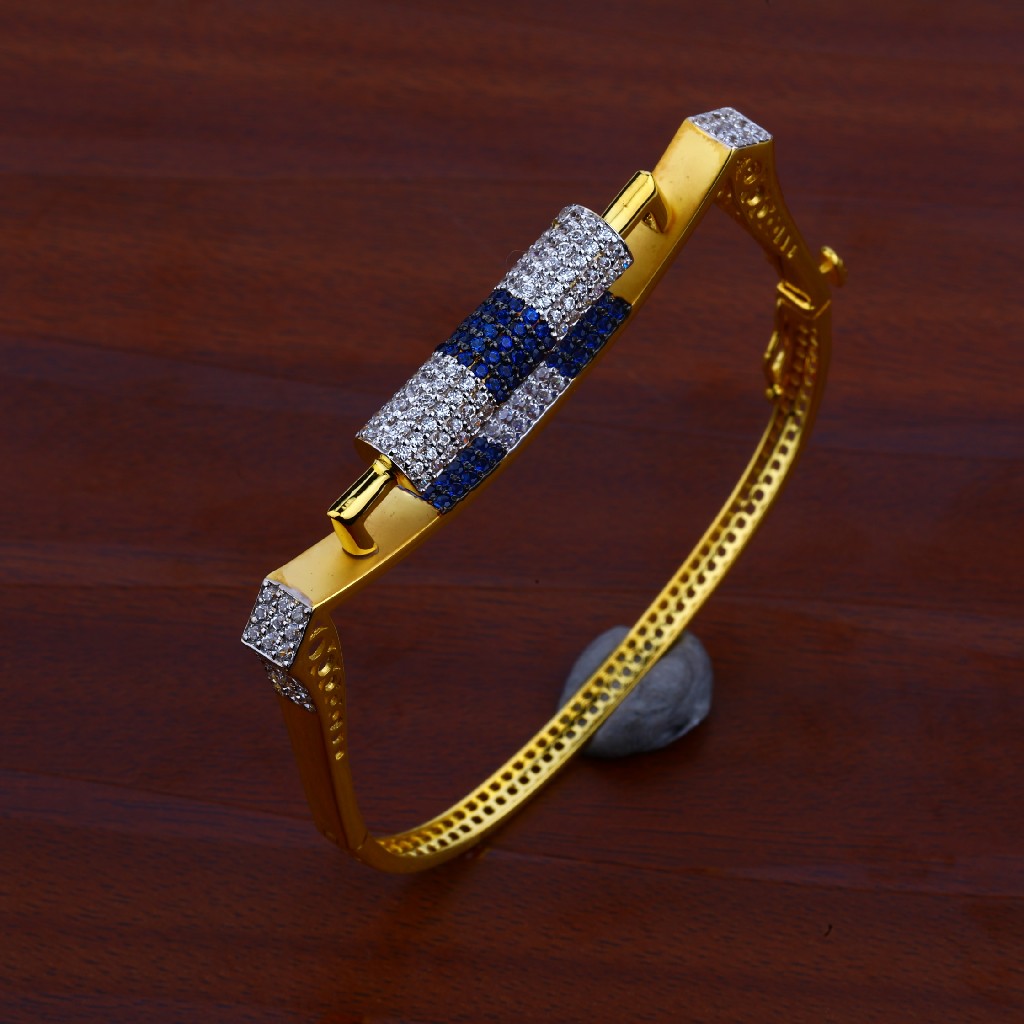 Ladies 18K Gold Kada-LKB53