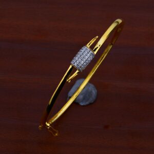 Ladies 18K Gold Diamond Kada-LKB51