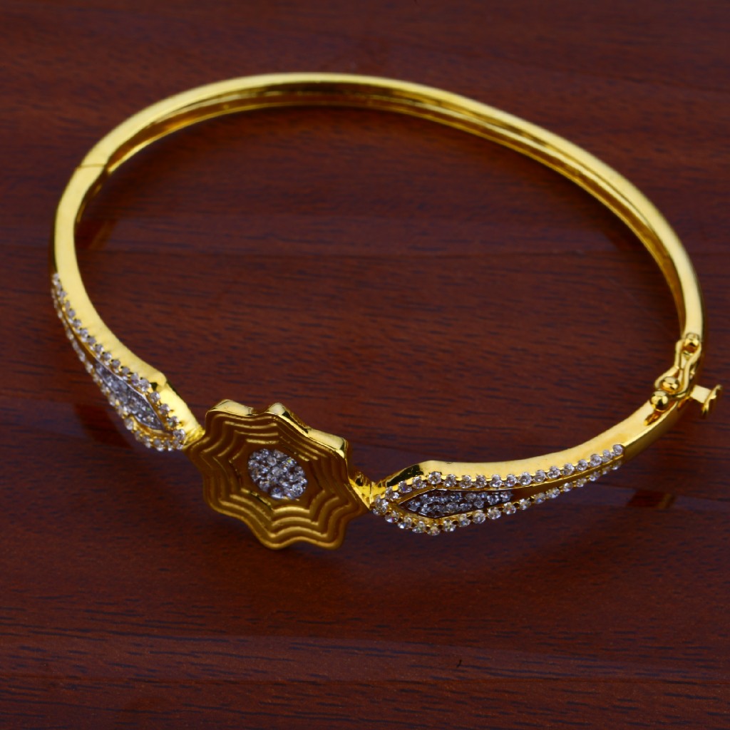 Ladies Gold Cz Bracelet-LKB38 - Image 3