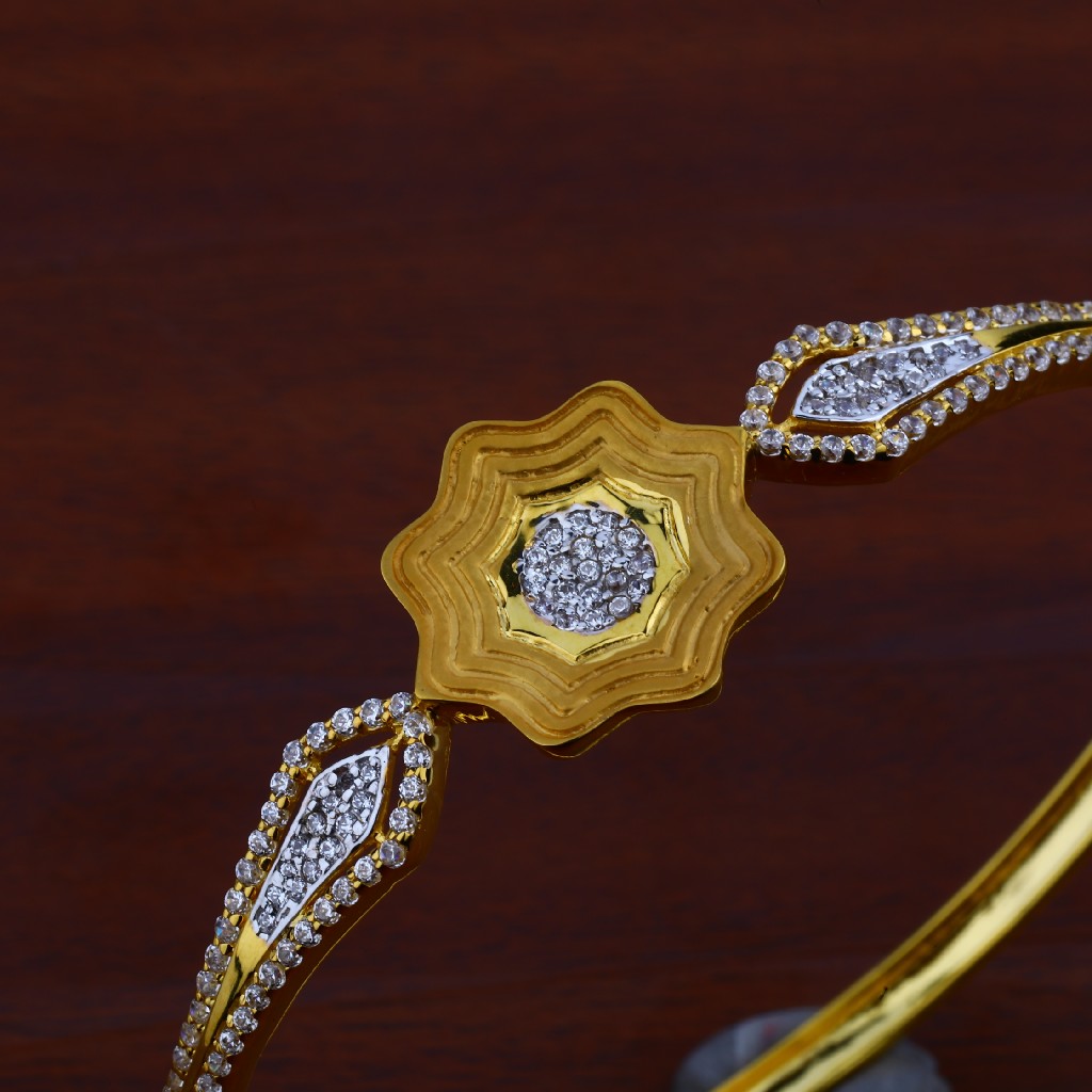 Ladies Gold Cz Bracelet-LKB38 - Image 2