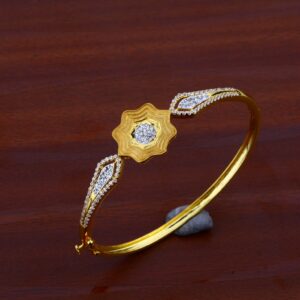 Ladies Gold Cz Bracelet-LKB38