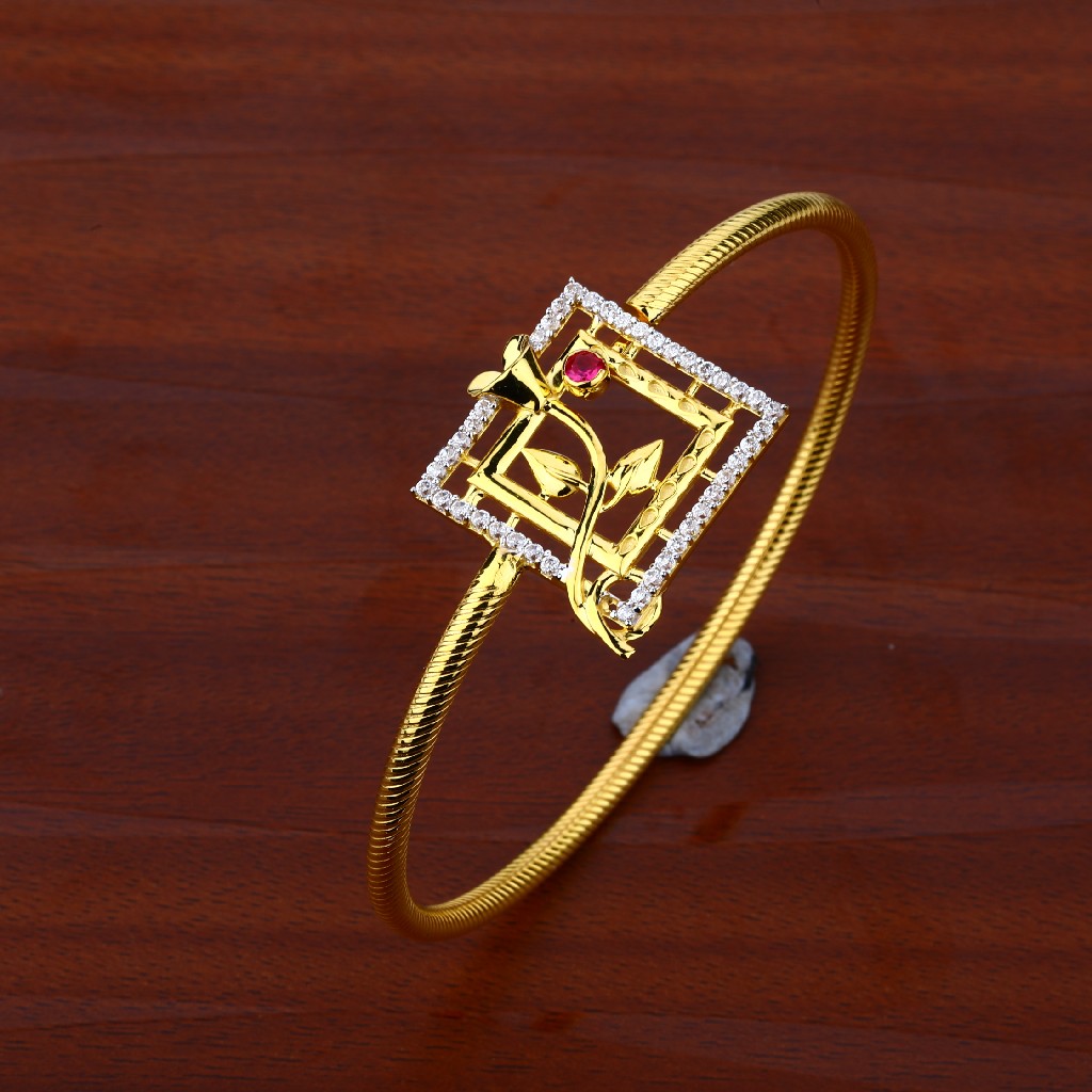 Ladies Gold Kada-LKB36