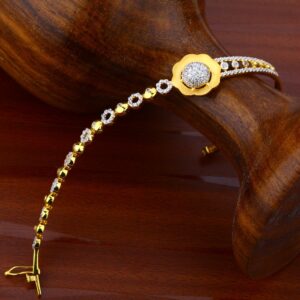 Ladies 18K Cz Bracelet-LKB26