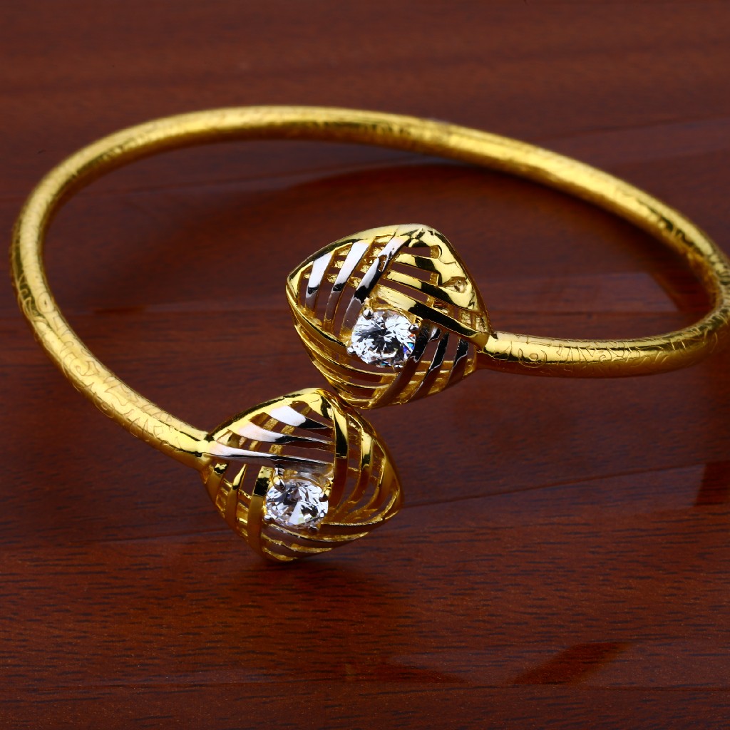 Ladies Gold Kada-LKB24 - Image 3