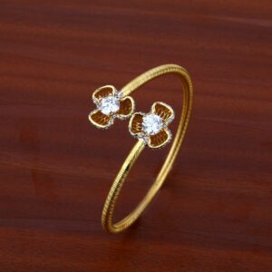 Ladies 18K Gold Kada-LKB21