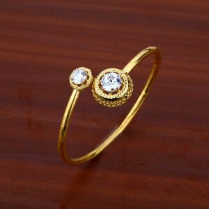 Ladies Gold 18K Solitaire Kada-LKB19