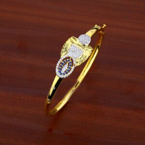 Ladies 18K Gold Cz Kada-LKB16