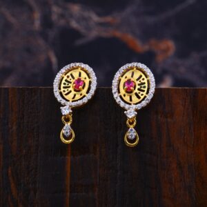 Ladies Gold Earrings-LFE147