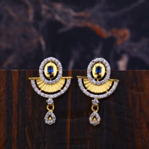 916 Gold Ladies Earrings-LFE141